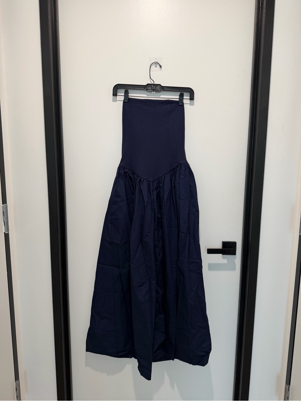 Camila Coelho Navy Blue Strapless Ball Gown Skirt